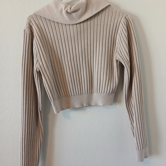Cider Beige Ribbed Sweater Set - Picture 4 of 10